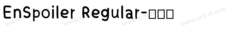 EnSpoiler Regular字体转换
